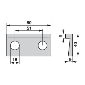 Anschlussschiene 21206/1 (00606787) Prillinger