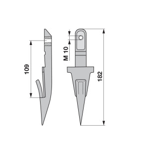 Einzelfinger mittelschnitt A83 (00606791) Prillinger