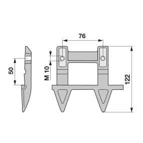 Doppelmulchfinger rechts (00606795) Prillinger