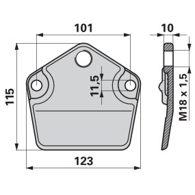 Messerhalter mittelschnitt Ans (00616187) Prillinger