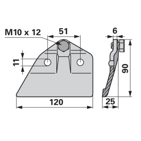 Messerhalter Anstelle Von Stoc (00616455) Prillinger