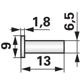 Niete 6,5 X 13, Zu Bcs 331.265 (00616602) Prillinger