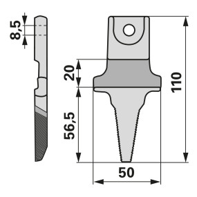 Einzelfinger Zu Bcs 524.58714T (00616653) Prillinger