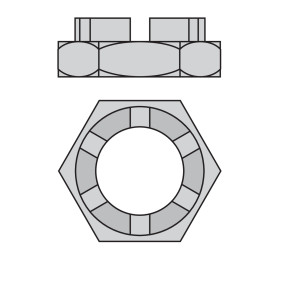 Kronenmutter M24X1,5 Din937 An (00620434) Prillinger