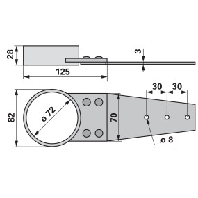 Lagerschale Id 72 Mm, Anstelle (00624465) Prillinger