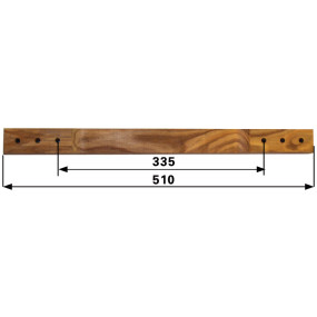 Treibstange Holz Länge 510Mm Z (00625315) Prillinger