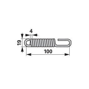 Zugfeder Anstelle Von Rapid 59 (00628491) Prillinger