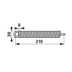 Zugfeder Anstelle Von Rapid 82 (00628494) Prillinger