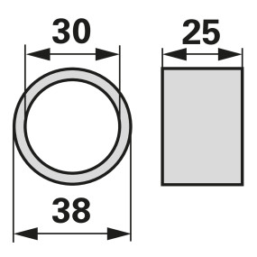 Büchse Klein 25 Mm, Anstelle V (00647694) Prillinger