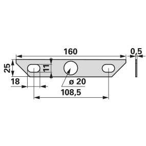 Unterlage 0,5Mm 0,5 Mm, Anstel (00647705) Prillinger