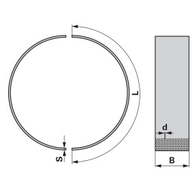 Siebsegmente 635X80X3 Loch 4 M (00670348) Prillinger