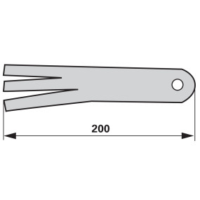 Schläger 200X35X13Mm (00690102) Prillinger