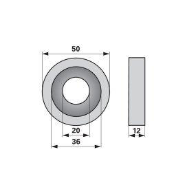 Scheibe Anstelle Braun 0071302 (00690182) Prillinger