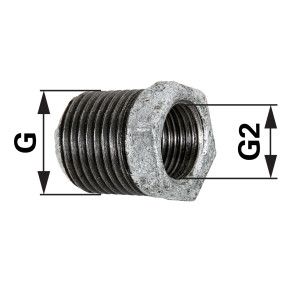 Reduziernippel Nr.241 2 X 1/2 (00751088) Prillinger