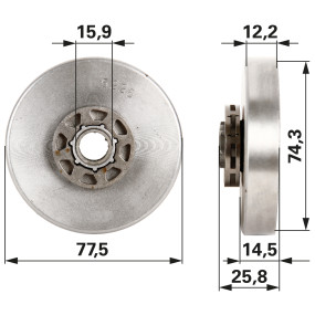 Ringkettenrad Anstelle Von Ore (00763151) Prillinger