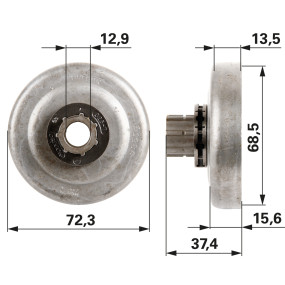 Ringkettenrad Anstelle Von Ore (00763172) Prillinger