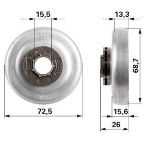 Ringkettenrad Anstelle Von Ore (00763181) Prillinger