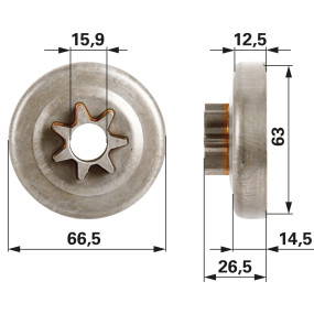 Spurkettenrad Anstelle Von Ore (00763290) Prillinger