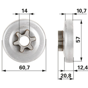 Spurkettenrad Anstelle Von Ore (00763805) Prillinger