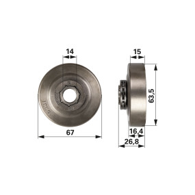 Spurkettenrad Anstelle Von Ore (00763810) Prillinger