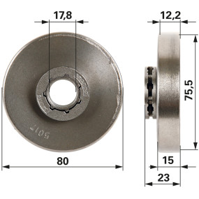 Ringkettenrad Anstelle Von Ore (00763836) Prillinger