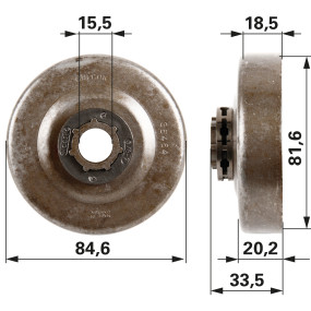 Ringkettenrad Anstelle Von Ore (00763849) Prillinger