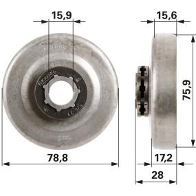 Ringkettenrad Anstelle Von Ore (00763854) Prillinger