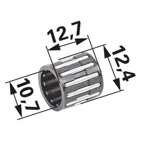 Nadellager Ad:12,4Mm Id:10,7Mm (00764377) Prillinger