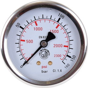 Manometer 160Bar Dm63 G1/4 H (00815246) Prillinger