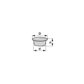 Blindstopfen Rund, Dm 20,5 Mm (00950132) Prillinger