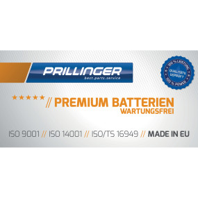 Tafel für Batterieständer (00990905) Prillinger