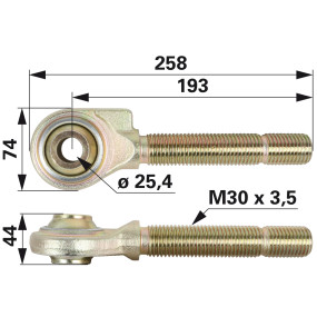 Kugelgelenkkopf M30 193 Mm (10308538) Prillinger