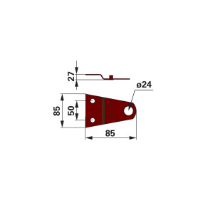 Messerhaltefeder Fella 122379 (20122379) Prillinger