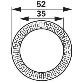 Axialnadellager Axk 3552 Ina, (20127201) Prillinger